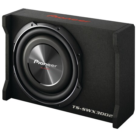 Pioneer Shallow Mount 12" Subwoofer Enclosure Loaded with TS-SW3002S4 TS-SWX3002